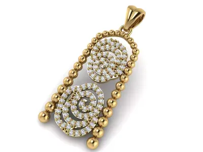 Single pendant or necklace Free 3D print model