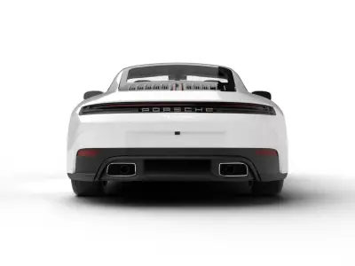 Porsche 911 Carrera T 2025 3d model 3D model