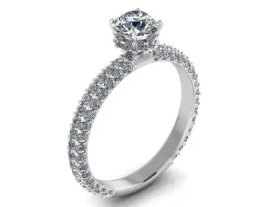 Jewelry Engagement ring 3D print model purchase