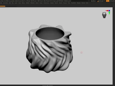 vase 3d print 537  3D print model