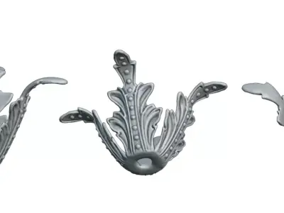 Decoration element 3D print model