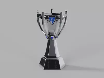 League of Legends World Championship Trophy Summoners Cup 3D model