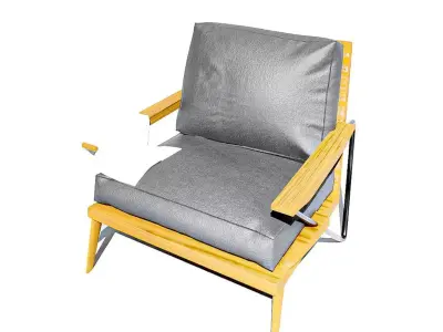 Modern Lounge Chair Design Free 3D model