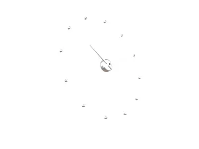 Modern Clock V1 001 Low-poly 3D model