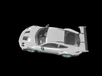 Porsche 911 GT3RS 992 3D model