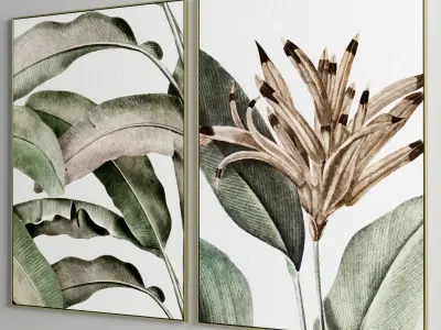 Photo Frame 55 Low-poly 3D model