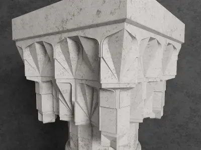 Ottoman column 3D model