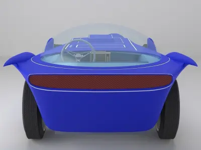 Orbitron Custom Hot Rod 3D model