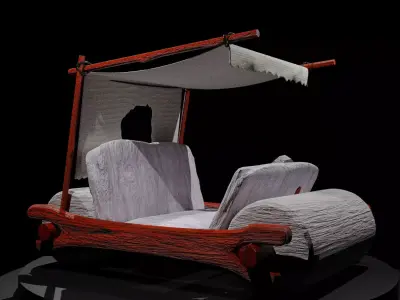 Flinstones Freids car 3D model