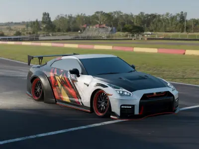 Nissan GTR R35 nismo 3D model