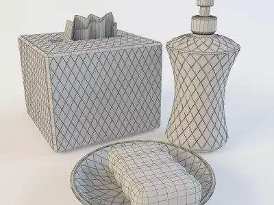 bathroom  Low-poly 3D model