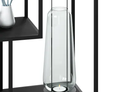 Bookcase Seaford by Actona 3D model