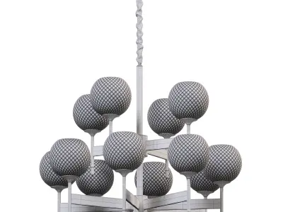 Chandelier Gola 12 3D model