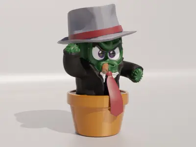 Mafia boss 3D print model