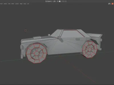 Car LowPoly Low-poly 3D model