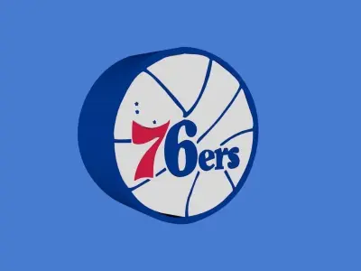 Philadelphia 76ers Team Logo 3D model