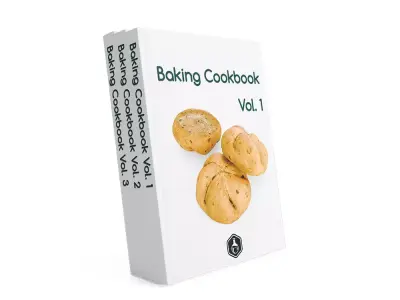Baking Cookbooks 3D model