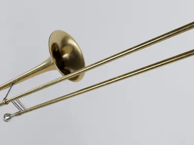 Trombone Low-poly 3D model
