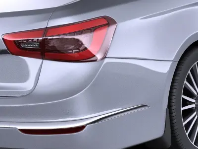 Kia Cadenza 2016 VRAY 3D model