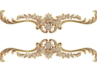 Classic carved 207 3D model