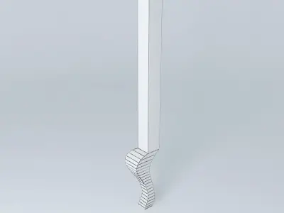 Table leg model Free 3D model