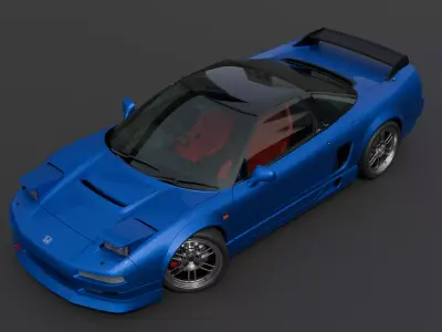 Honda NSX 1st generation Tuned 3D model