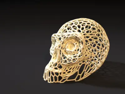 Halloween Skull 2 3D print model