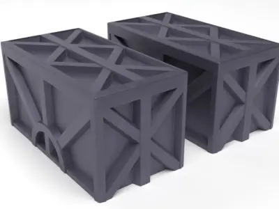 Star Wars Imperial Crate 1-12 scale Blackseries Free 3D print model