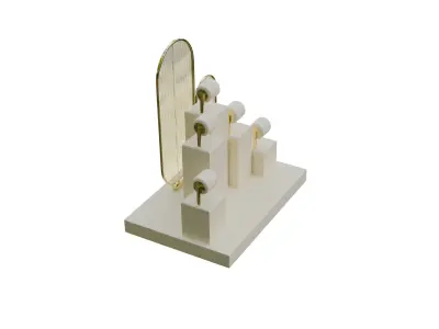 Decorative Jewelry Stand 3D Model Low-poly 3D model