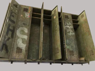 Abandoned Locker 3D model