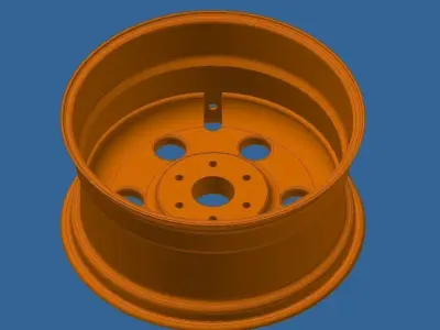 truck rims 3D print model