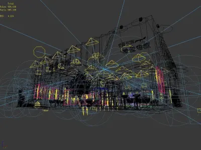 Exhibition - Area - 15X16-3DMAX2009-02 3D model