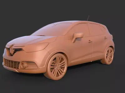 Renault Captur 2013 3D print model