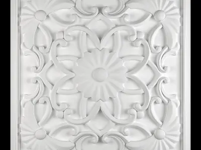 Decorative Wall Panel 04 3D model
