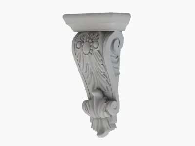 Scroll Corbel 59 - 3D Printable 3D model