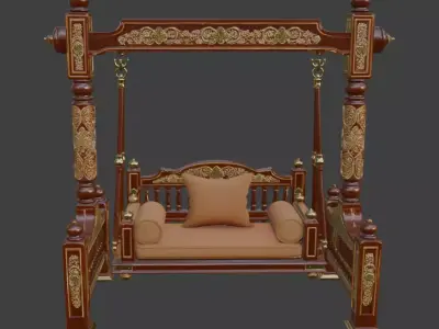 Royal Palace Style Swing 3D model