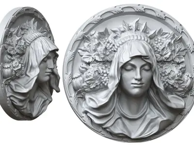 Mascaron 3D print model