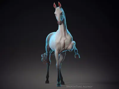 Akhal-Teke walking - 3D Sculpting 3D print model