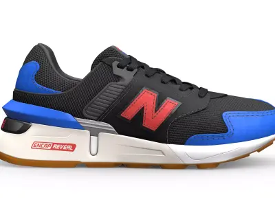 New Balance 997 Sport Low-poly 3D model