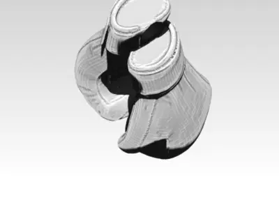 boxing gloves pendant 3D print model