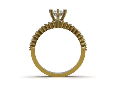 Wedding jewelry cad ring model jr0123 3D print model