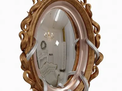 Ornamental Mirror 3D model
