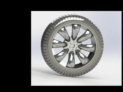 WHEEL car 3D model buy