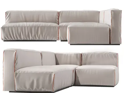 Ready Pack for Stylish Contemporary Living Room - 3 3D Model Collection