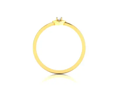 Women Engagement Ring 3dm STL FBX OBJ Render 3D print model order
