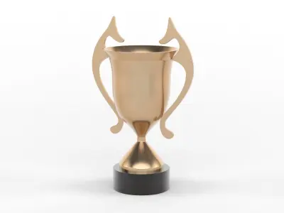 Trophy Cups 3D model 23