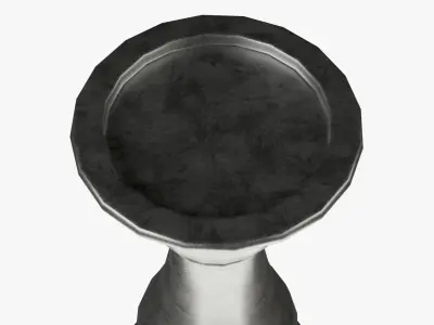 Candle Holder Low-poly 3D model