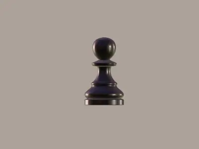 Chess Piece - Pawn 3D model