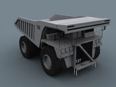 Mighty Mining Pack - 3d animated construction model 3D model