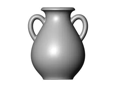 Simple Greek vintage urn and vase 3D print model